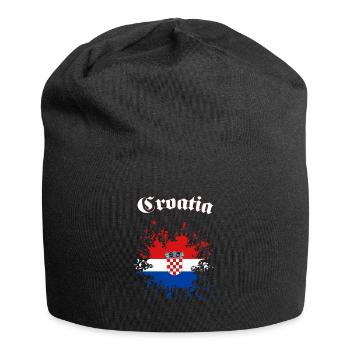Croatia Hrvatska Croatia - Jersey Beanie - black - Front