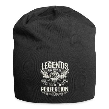 Né en 1966 Legends Cadeau d’anniversaire - Bonnet en jersey - noir - Devant