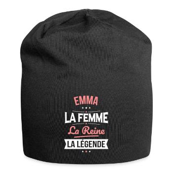 Emma - La Femme - La Reine - La Légende - Bonnet en jersey - noir - Devant
