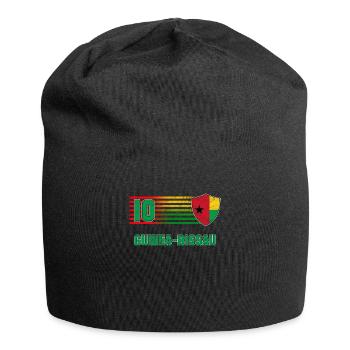 Guinée-Bissau - Bonnet en jersey - noir - Devant