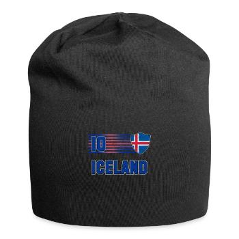 Island - Jersey-Beanie - Schwarz - Vorne