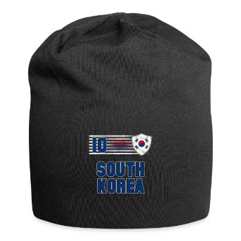 Corée du Sud - Bonnet en jersey - noir - Devant