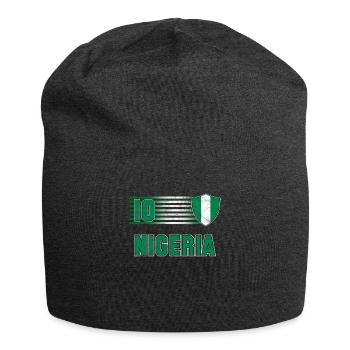 Nigéria - Bonnet en jersey - charbon - Devant