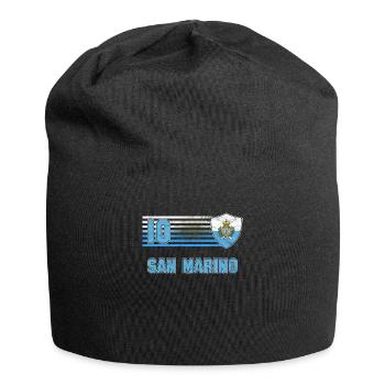 San Marino - Jersey-Beanie - Schwarz - Vorne