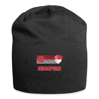 Singapore - Jersey Beanie - black - Front