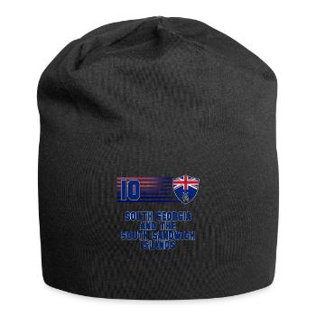 South Georgia and the South Sandwich Islands - Jersey Beanie - black - Front