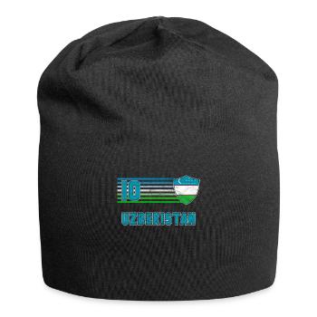 Ouzbékistan - Bonnet en jersey - noir - Devant
