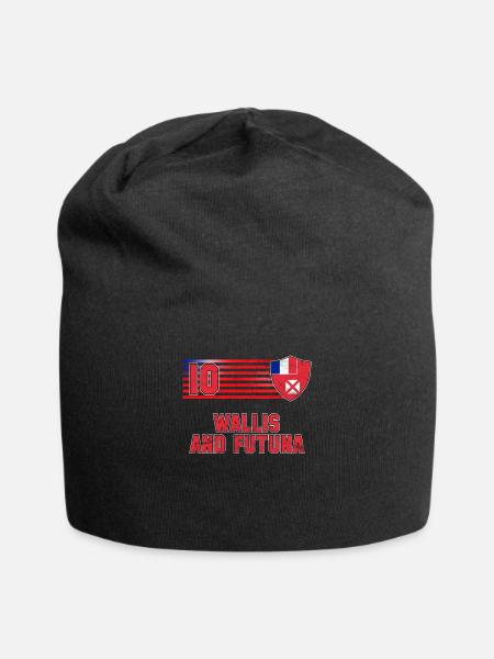 Wallis et Futuna - Bonnet en jersey - noir