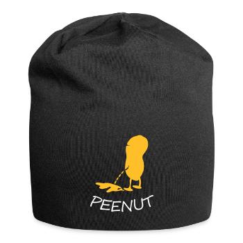 peenut - Jersey-Beanie - Schwarz - Vorne
