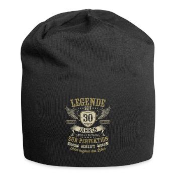 30 Geburtstag Legende Geburtstagsspruch 30 Jahre - Jersey-Beanie - Schwarz - Vorne