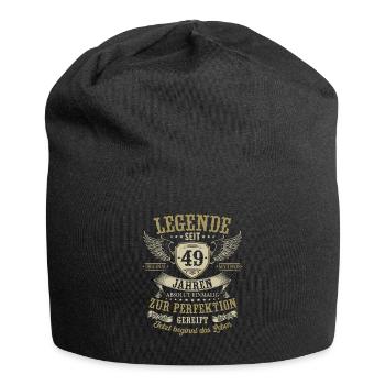 49 Geburtstag Legende Geburtstagsspruch 49 Jahre - Jersey-Beanie - Schwarz - Vorne