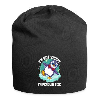 Pinguine I'm Not Short I'm Penguin Size Süßer - Jersey-Beanie - Schwarz - Vorne