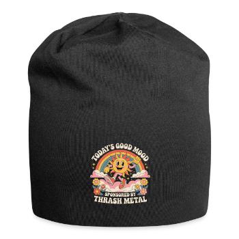 Die heutige Gute Laune Gesponsert von Thrash Metal - Jersey-Beanie - Schwarz - Vorne