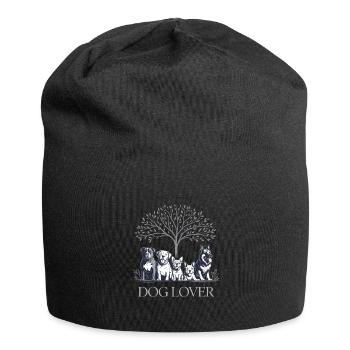 Hundefreund - Jersey-Beanie - Schwarz - Vorne