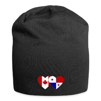 Drapeau du Canada Panama - Bonnet en jersey - noir - Devant