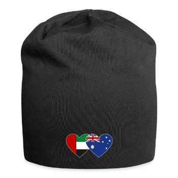 Émirats arabes unis Australie Drapeau - Bonnet en jersey - noir - Devant