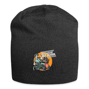 Pinup vintage rockabilly - Jersey Beanie - charcoal grey - Front