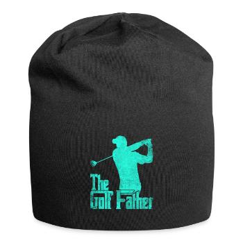 Golf golf father golf player - Jersey Beanie - black - Front