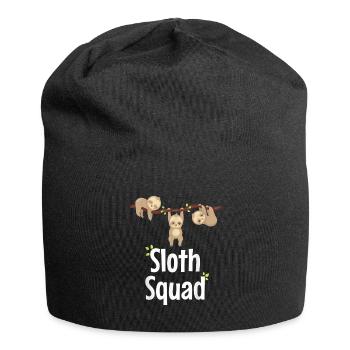 Paresseux Gang Squad - Bonnet en jersey - noir - Devant