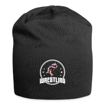 Lutte libre Lutte Lutte Martiale Arts Martiaux - Bonnet en jersey - noir - Devant