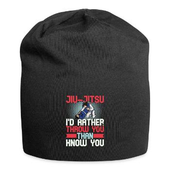 Jiu Jitsu Judo BJJ Filles Arts Martiaux Sports - Bonnet en jersey - noir - Devant