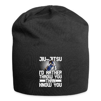 Jiu Jitsu Judo BJJ Filles Arts Martiaux Sports - Bonnet en jersey - noir - Devant