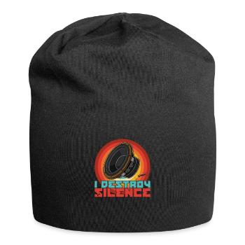 Subwoofer Analog Sound Sound Technician Saying - Jersey Beanie - black - Front