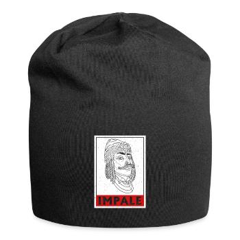 Transsilvanien Rumänien Vlad Tepes Balkan - Jersey-Beanie - Schwarz - Vorne