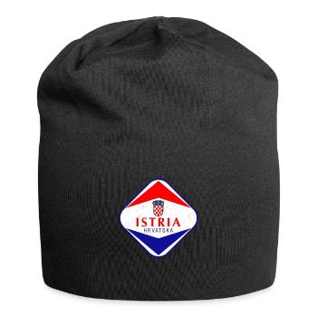 Istria Hrvatska Croatia Balkan Travel Holiday Flag - Jersey Beanie - black - Front
