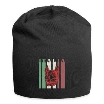 Wolf Rome Italie Italia Vacances Histoire - Bonnet en jersey - noir - Devant