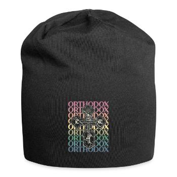 Serbien Balkan Orthodox Christentum Glaube - Jersey-Beanie - Schwarz - Vorne
