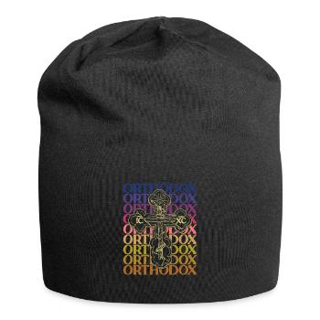 Serbien Balkan Orthodox Christentum Glaube - Jersey-Beanie - Schwarz - Vorne