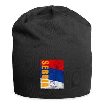 Serbien Orthodox Balkan Christentum Belgrad - Jersey-Beanie - Schwarz - Vorne
