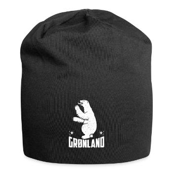 Grönland Kunst Tupilaq Kalaallit Religion - Jersey-Beanie - Schwarz - Vorne