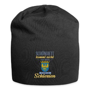 Oberschlesien Deutschland Provinz Region - Jersey-Beanie - Schwarz - Vorne