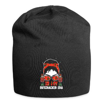 Weihnachten Xmas Spruch In My Nutcracker Era - Jersey-Beanie - Schwarz - Vorne