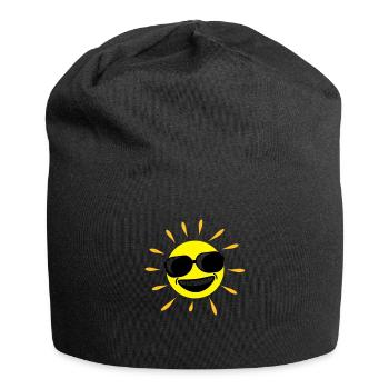 Sun Summer - Jersey-Beanie - Schwarz - Vorne