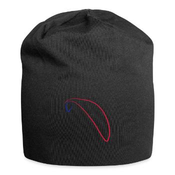 Paragliding Logo 3 - Jersey Beanie - black - Front