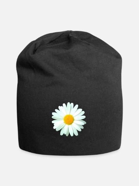 Marguerite - Bonnet en jersey - noir