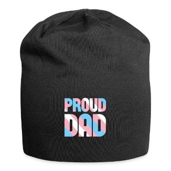 Papa fier transgenre - Bonnet en jersey - noir - Devant