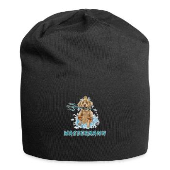 wassermann - Jersey-Beanie - Schwarz - Vorne