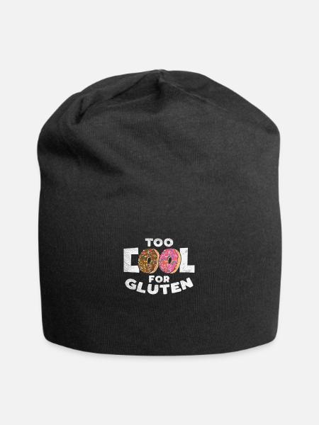 Too Cool For Gluten For Celiac Awareness - Jersey-Beanie - Schwarz