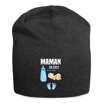 Cadeau De Grossesse Maman En 2022 - Bonnet en jersey - charbon - Devant