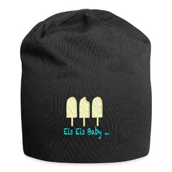 Eis Eis Baby - Jersey-Beanie - Schwarz - Vorne