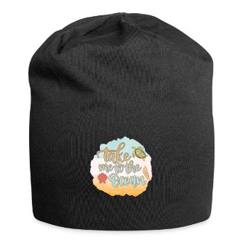Ocean Sublimation - Jersey Beanie - black - Front