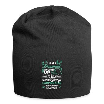 Camping King - Jersey-Beanie - Schwarz - Vorne