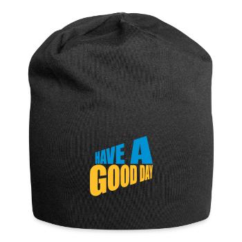 Bonne journée - Bonnet en jersey - noir - Devant