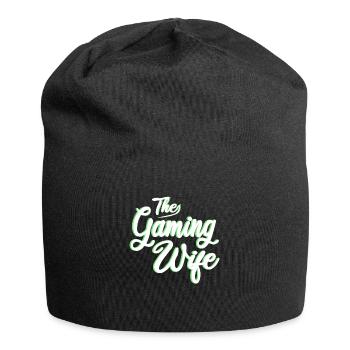 The Gaming Wife - Jersey-Beanie - Schwarz - Vorne