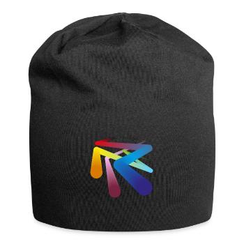 Pipelines de couleurs - Bonnet en jersey - noir - Devant