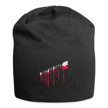 trust no one quote - Jersey Beanie - black - Front